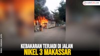 VIDEO: Kebakaran terjadi di Jalan Nikel 3 Makassar