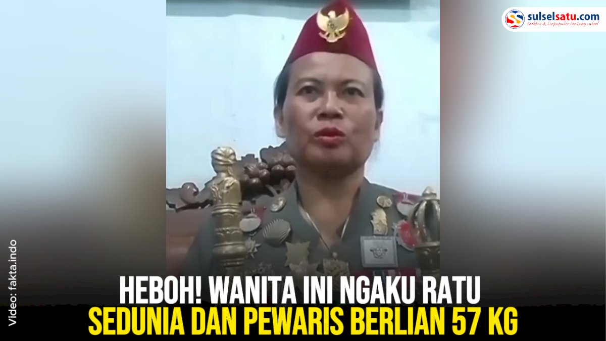 VIDEO: Heboh! Wanita Ini Ngaku Ratu Sedunia dan Pewaris Berlian 57 Kg