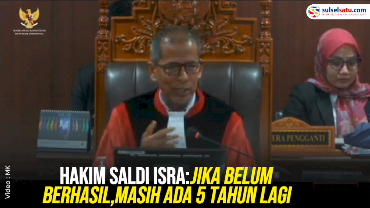 VIDEO: MK Segera Putuskan Sengketa Pilbup Jeneponto, Hakim Saldi Isra: Jika Belum Berhasil,Masih Ada 5 Tahun Lagi