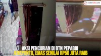 VIDEO: Aksi Pencurian di BTN Pepabri Jeneponto, Emas Senilai Rp50 Juta Raib