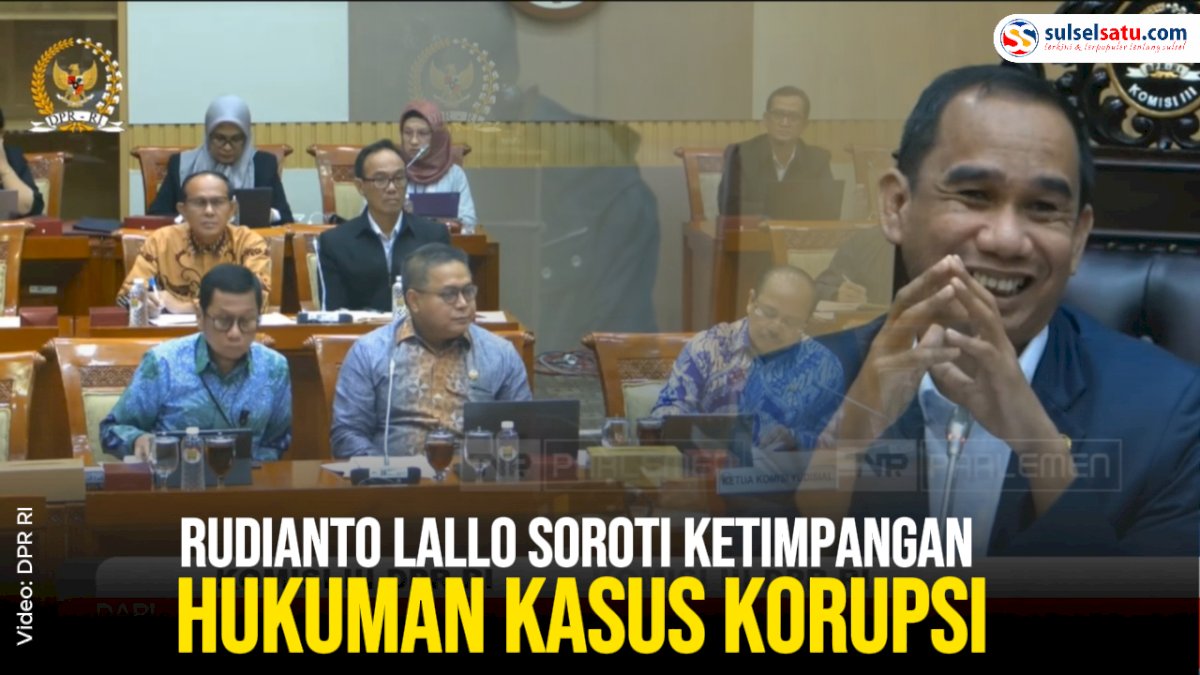 VIDEO: Rudianto Lallo Soroti Ketimpangan Hukuman Kasus Korupsi saat Rapat Kerja bersama KY