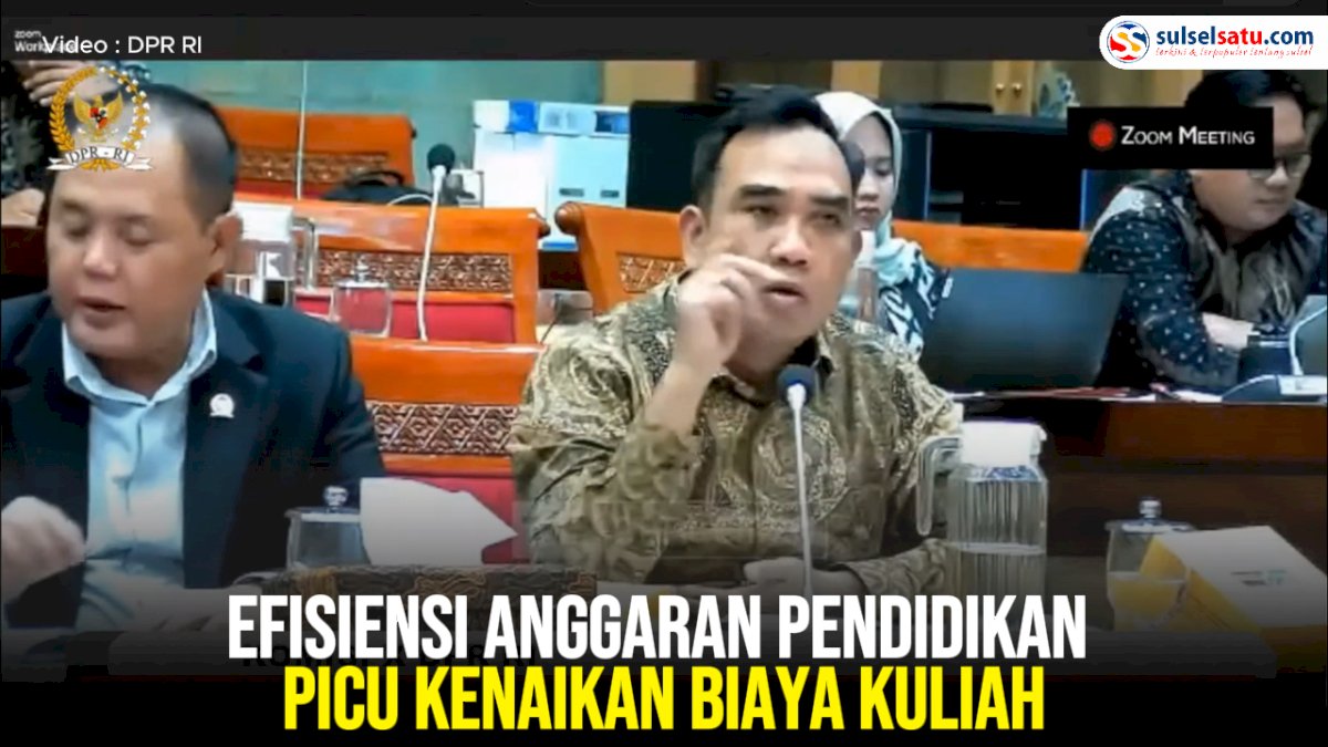 VIDEO: Efisiensi Anggaran Pendidikan Picu Kenaikan Biaya Kuliah