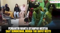 VIDEO: Pengantin Wanita Ditampar Mertua Saat Sungkeman, Diduga Tak Dapat Restu