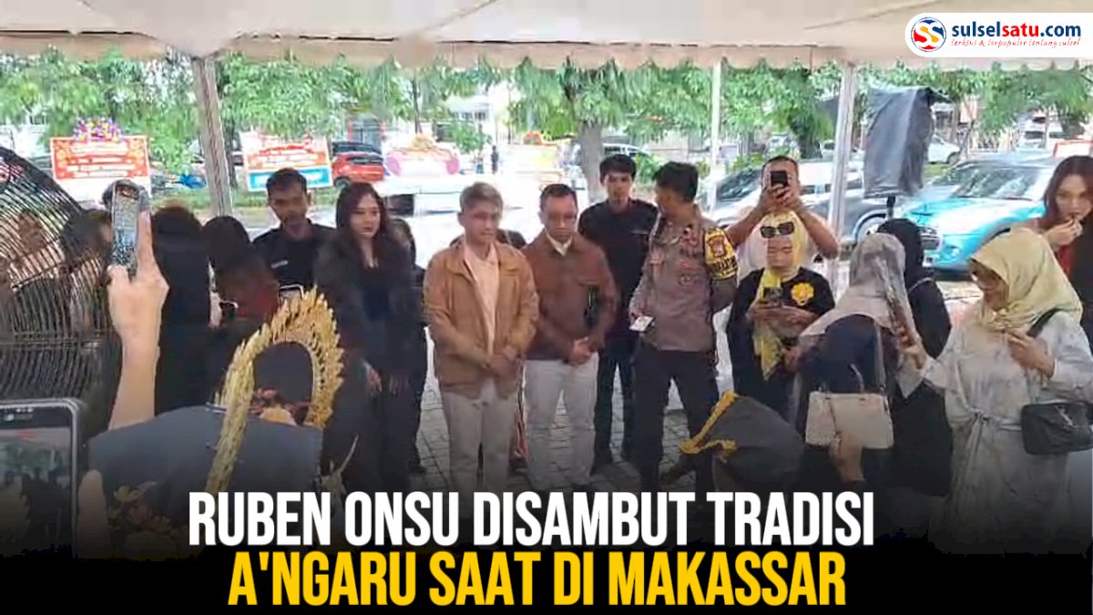 VIDEO: Ruben Onsu Disambut Tradisi A’ngaru Saat di Makassar