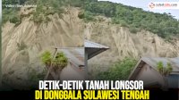 VIDEO: Detik-detik Tanah Longsor di Donggala Sulawesi Tengah