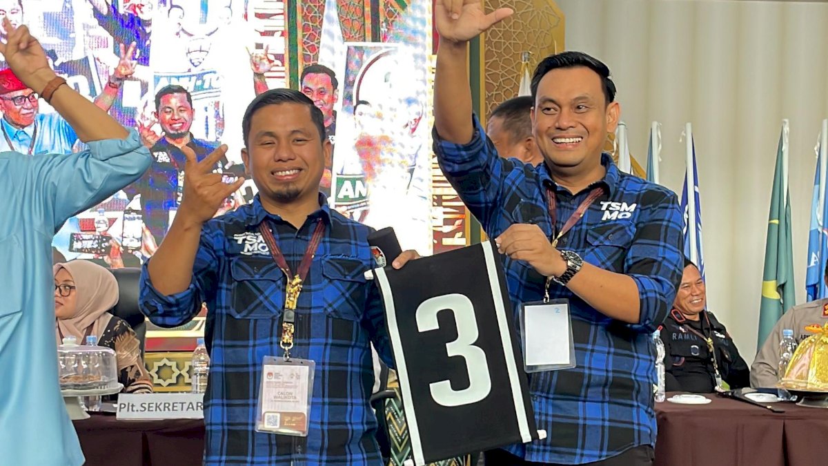 Malam Ini, KPU Tetapkan TSM-MO sebagai Walikota dan Wawali Parepare Terpilih