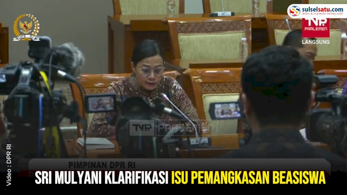 VIDEO: Sri Mulyani Klarifikasi Isu Pemangkasan Beasiswa
