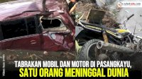 VIDEO: Tabrakan Mobil dan Motor di Pasangkayu, 1 Orang Meninggal Dunia