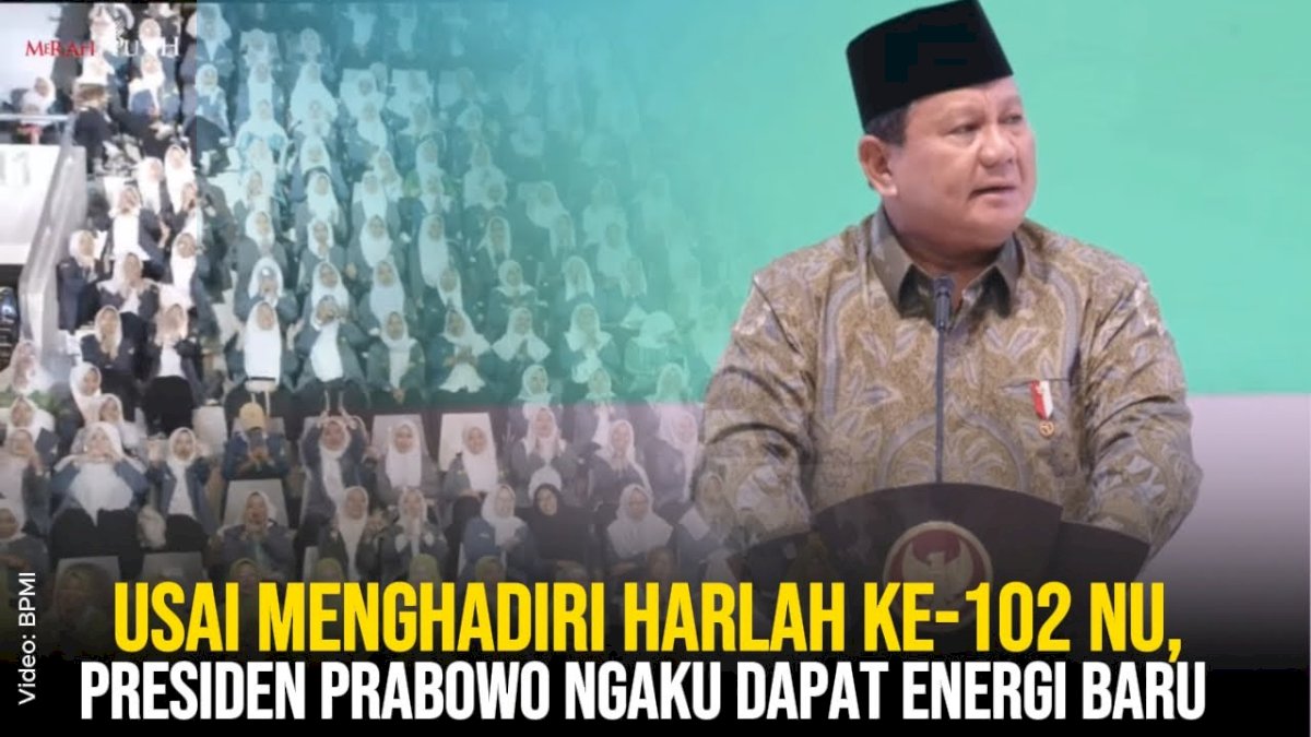 VIDEO: Usai Menghadiri Harlah ke-102 NU, Presiden Prabowo Ngaku Dapat Energi Baru