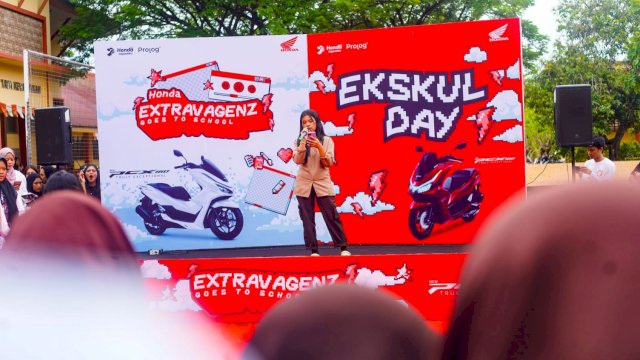 Asmo Sulsel hadirkan ExtravagenZ di sekolah. Foto: Istimewa.