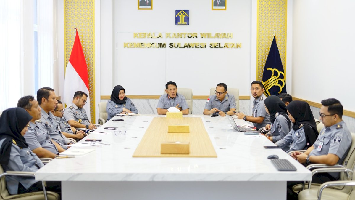 Kakanwil Kemenkum Sulsel Tekankan Komitmen Bersama Untuk Wujudkan Predikat WBBM