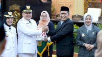 Pesan Khusus Fatmawati Rusdi saat Saksikan Sertijab Wali Kota Makassar