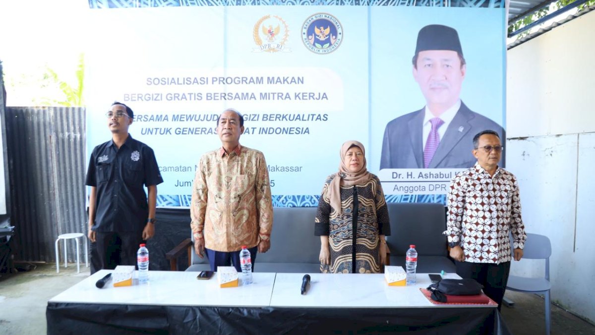 Tekan Stunting, Komisi IX DPR RI dan BGN Sosialisasikan MBG di Makassar