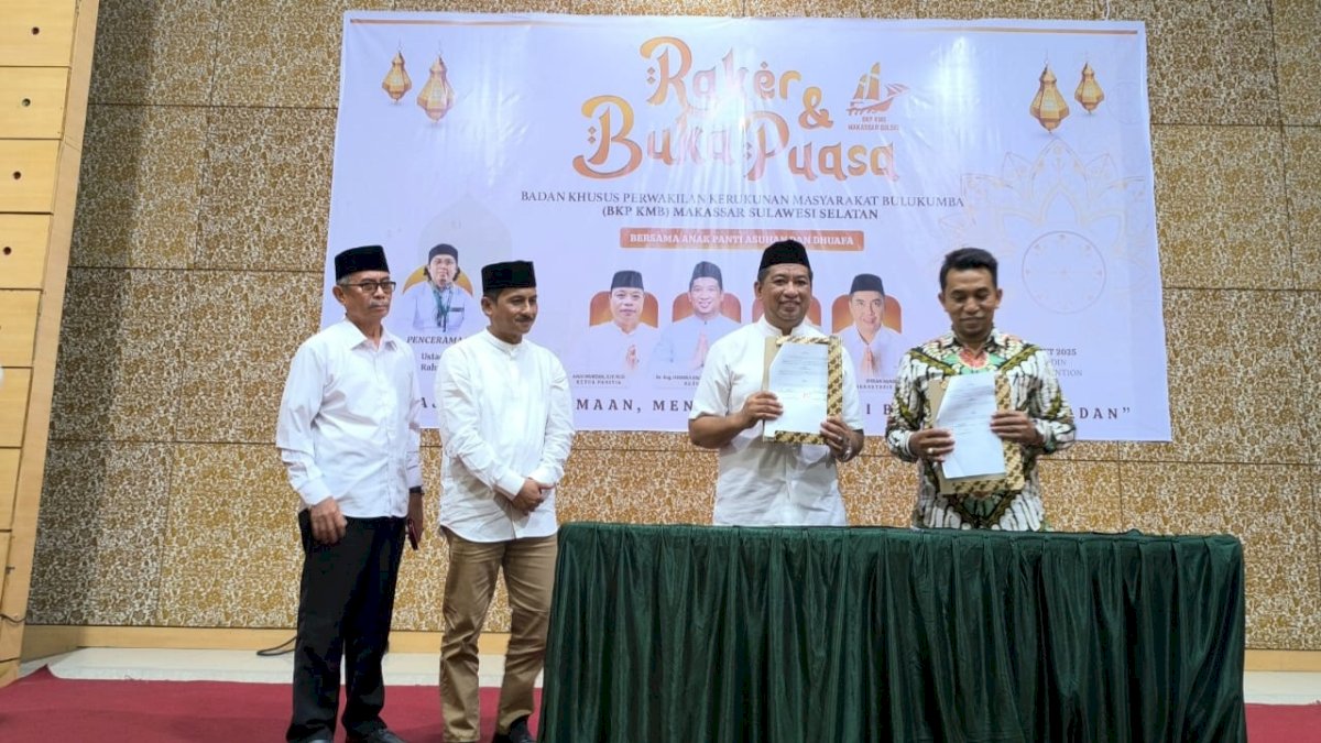 BKP KM Bulukumba Kerja Sama Baznas Bulukumba Hadirkan Program Sosial Bagi Perantau di Makassar