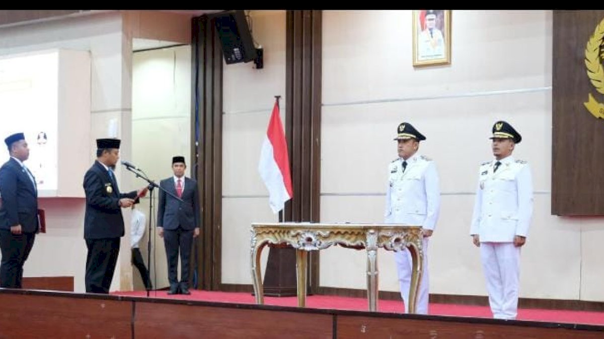 Resmi Lantik Bupati dan Wakil Bupati Jeneponto Periode 2025-2030, Gubernur Sulsel : Semoga Amanah