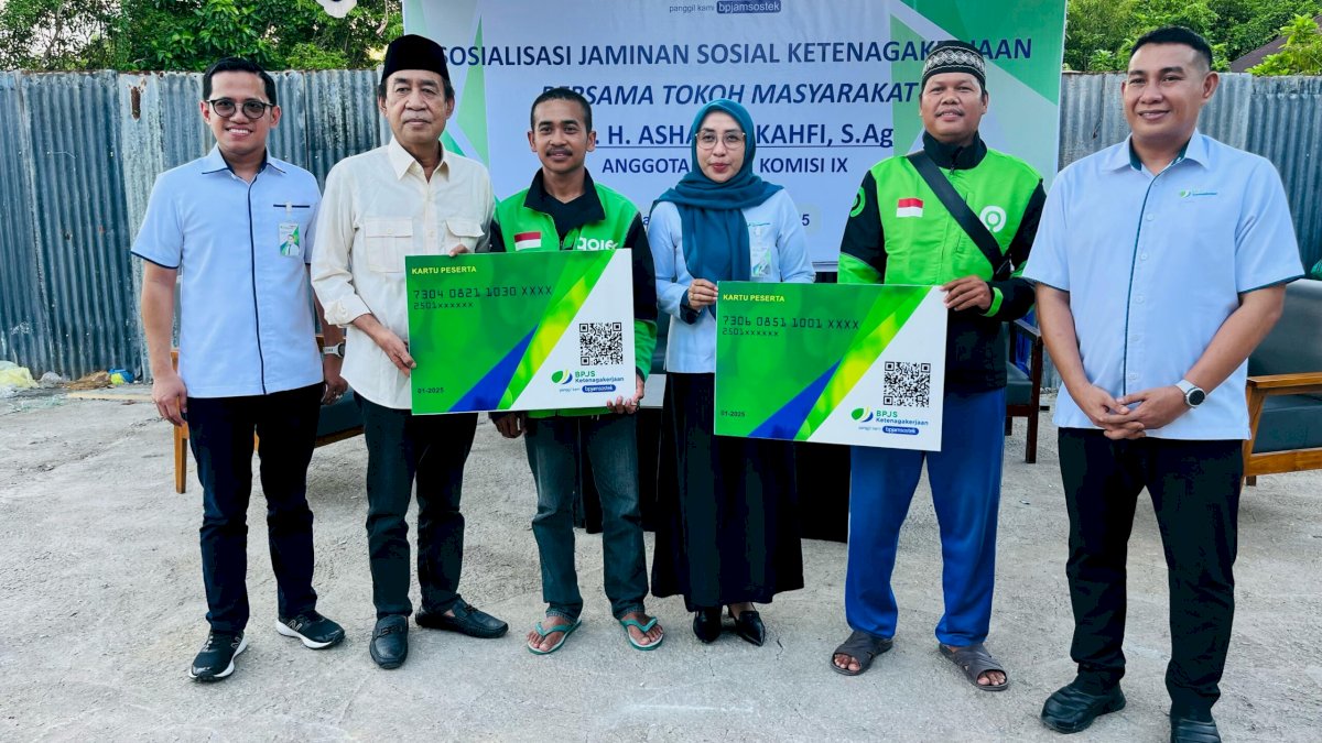 Ashabul Kahfi Ajak Driver Ojol Makassar Ikut BPJS Ketenagakerjaan, Beri Perlindungan di Jalan