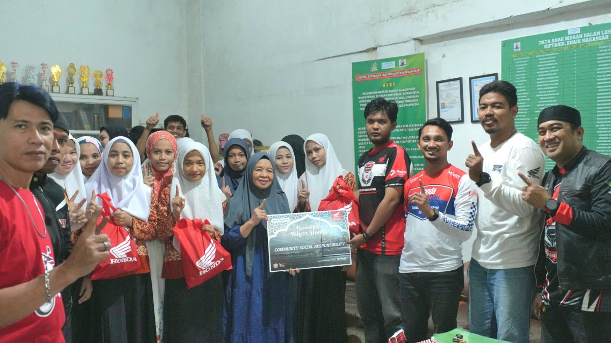 Ramadan Honda Bikers Jilid 2 Berbagi ke Panti Asuhan