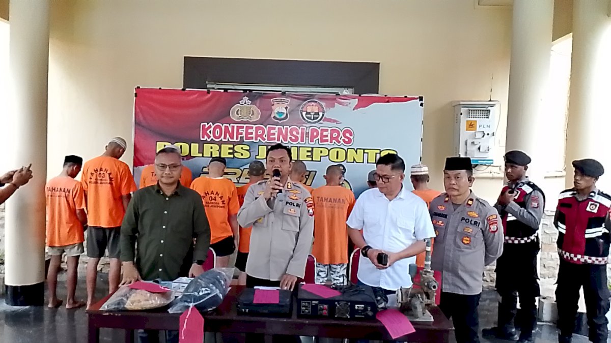 Polres Jeneponto Rilis Kasus Menonjol Awal Tahun 2025