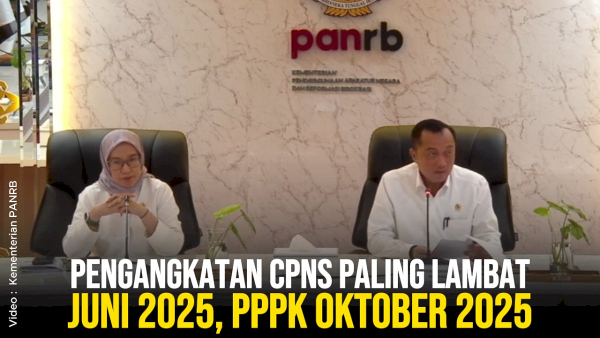 VIDEO: Pemerintah Pastikan Pengangkatan CPNS Paling Lambat Juni 2025, PPPK Oktober 2025