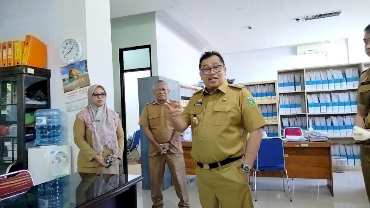 Sidak! Bupati Takalar Ingatkan ASN Optimalkan Pelayanan