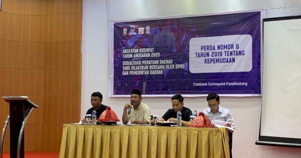 Perda Kepemudaan Jadi Landasan, Jufri Pabe Ajak Pemuda Wujudkan Kota Mandiri dan Tangguh