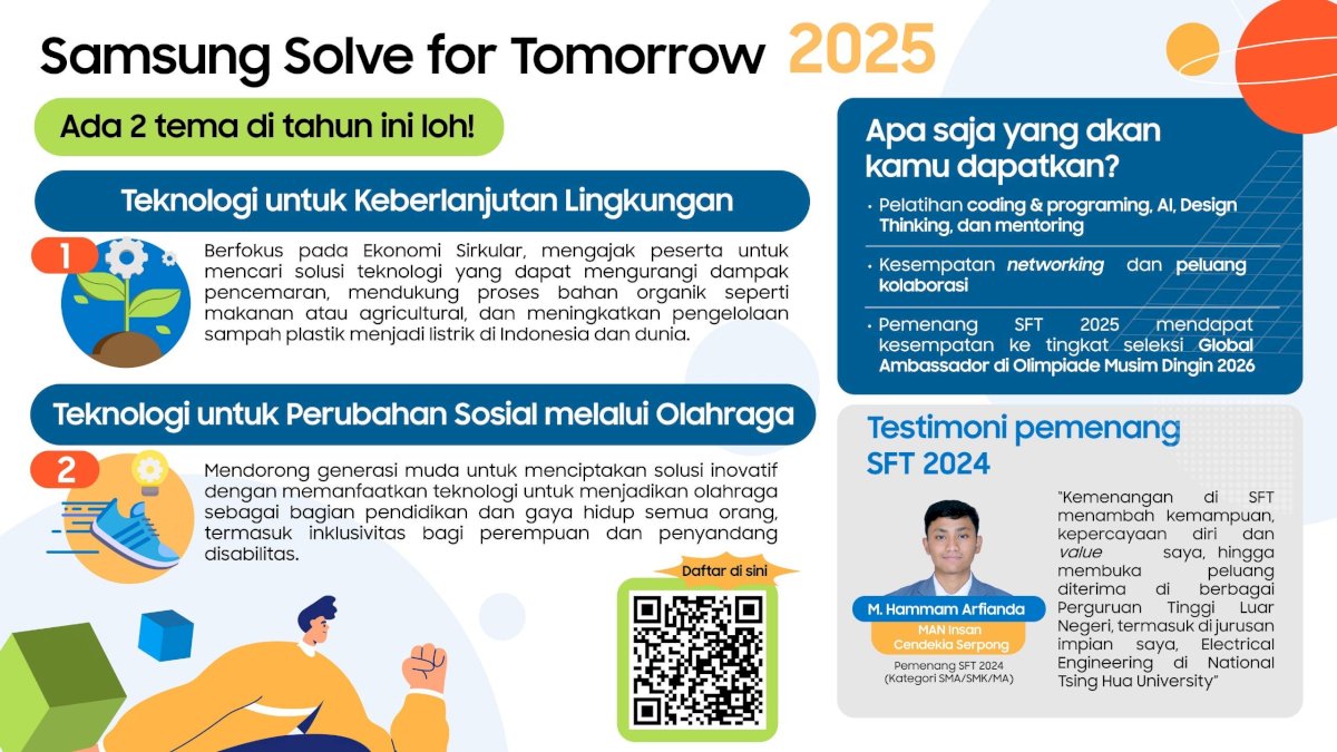 Samsung Solve for Tomorrow 2025 Resmi Dibuka, Ajak Anak Muda Indonesia Jadi Inovator Dunia