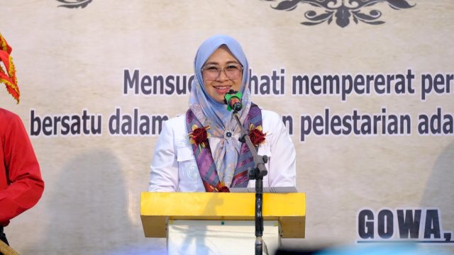 Bupati Gowa Sitti Husniah Talenrang. Foto: Istimewa.