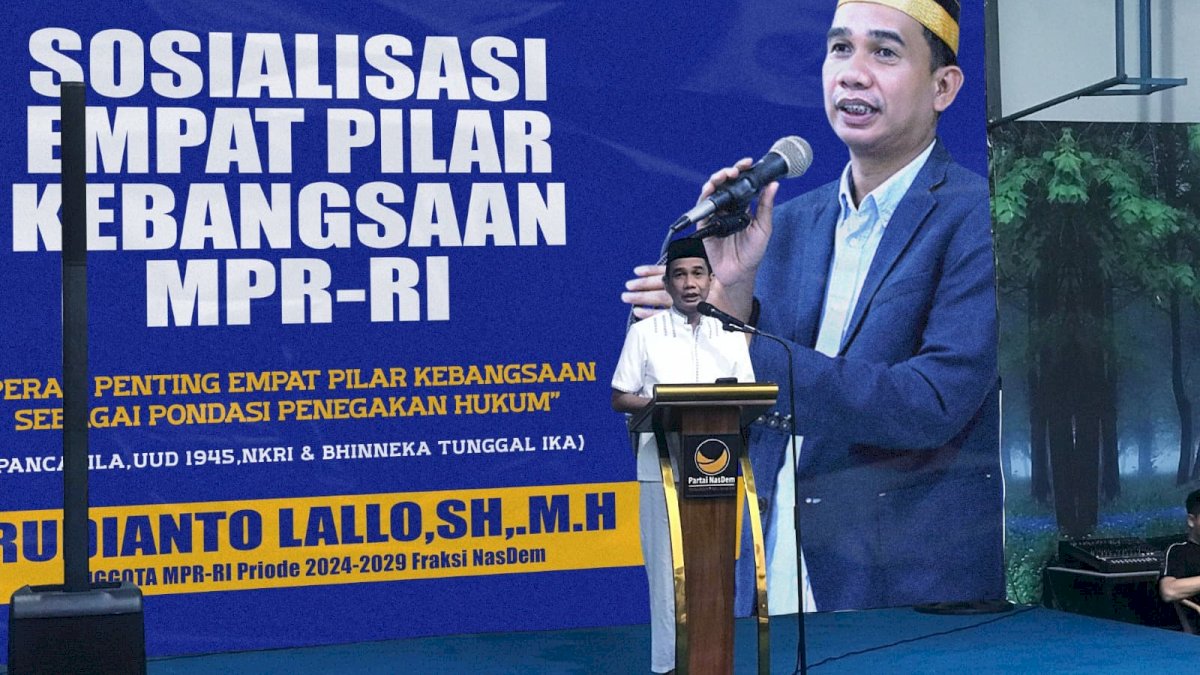 Rudianto Lallo Tekankan Peran Penting Empat Pilar Kebangsaan Dalam Penegakan Hukum