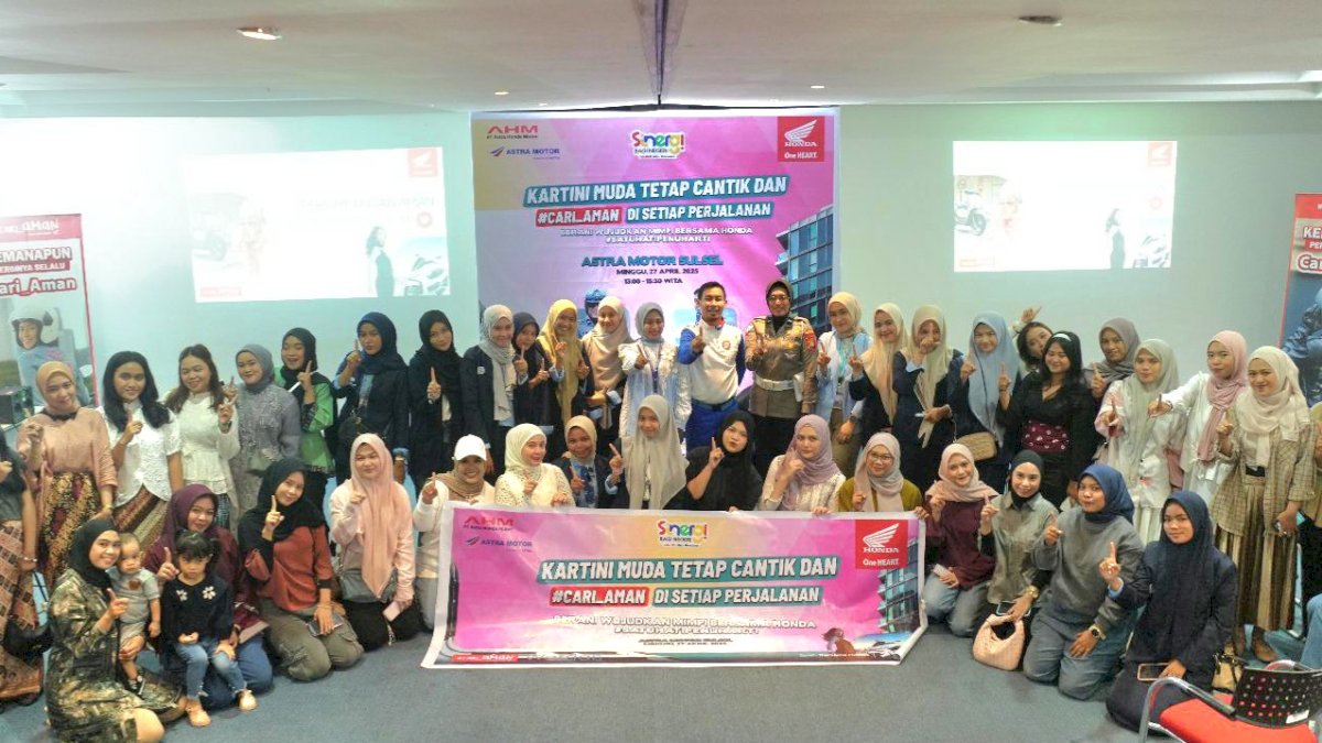 Asmo Sulsel Edukasi Keselamatan Berkendara untuk Kartini Masa Kini