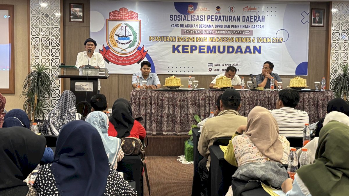 Sosialisasi Perda Kepemudaan, Ruslan Lallo Ajak Pemuda Makassar Aktif dan Produktif