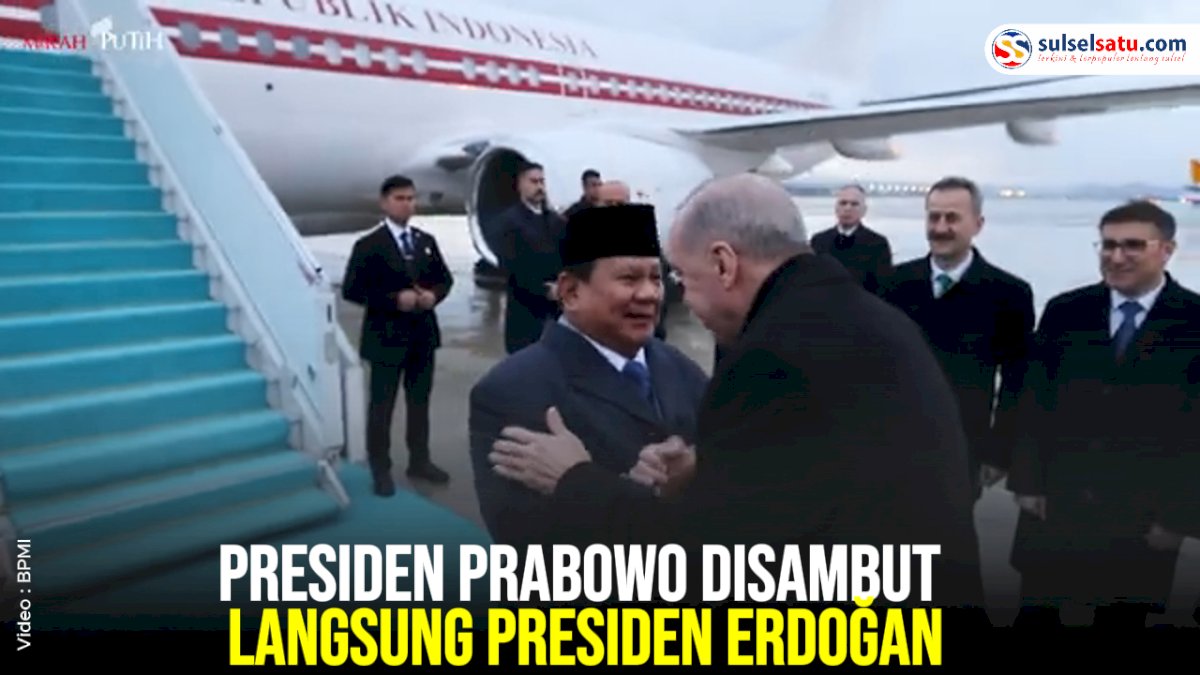 VIDEO: Presiden Prabowo Disambut Langsung Presiden Erdoğan
