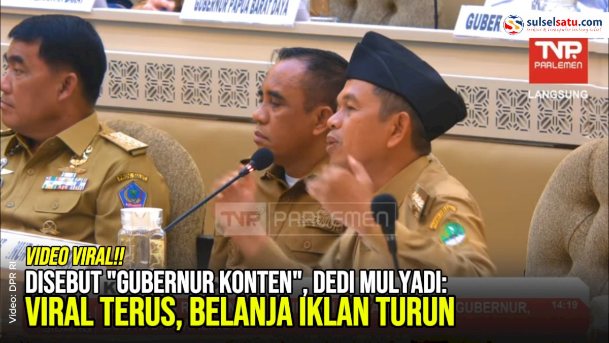 VIDEO: Disebut “Gubernur Konten”, Dedi Mulyadi: Viral Terus, Belanja Iklan Turun