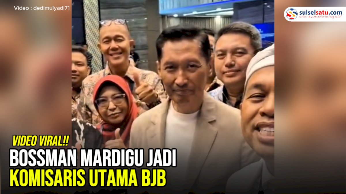 VIDEO: Bossman Mardigu Jadi Komisaris Utama BJB