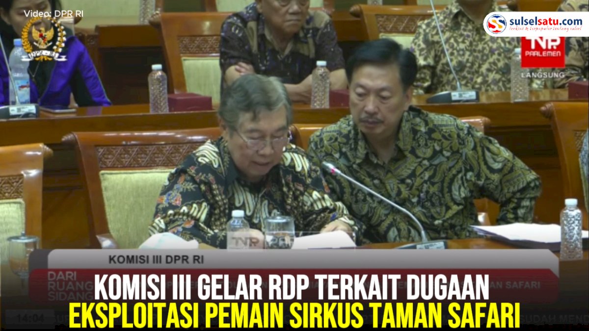 VIDEO: Komisi III Gelar RDP terkait Dugaan Eksploitasi Pemain Sirkus Taman Safari