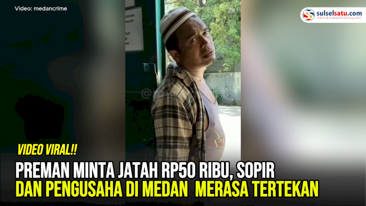 VIDEO: Preman Minta Jatah Rp50 Ribu, Sopir dan Pengusaha di Medan Merasa Tertekan