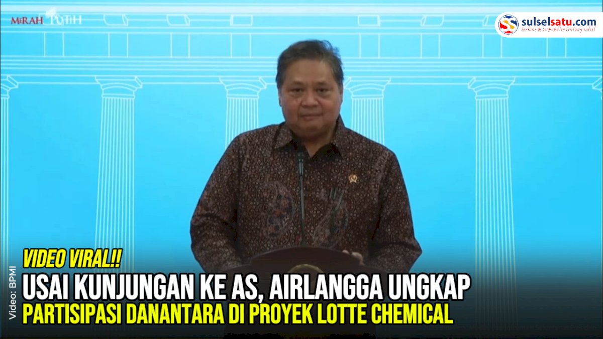 VIDEO: Usai Kunjungan ke AS, Airlangga Ungkap Partisipasi Danantara di Proyek Lotte Chemical