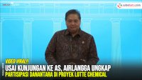 VIDEO: Usai Kunjungan ke AS, Airlangga Ungkap Partisipasi Danantara di Proyek Lotte Chemical