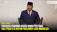 VIDEO: Presiden Prabowo Ngaku Grogi Pertama Kali Pidato di Depan Parlemen Luar Indonesia