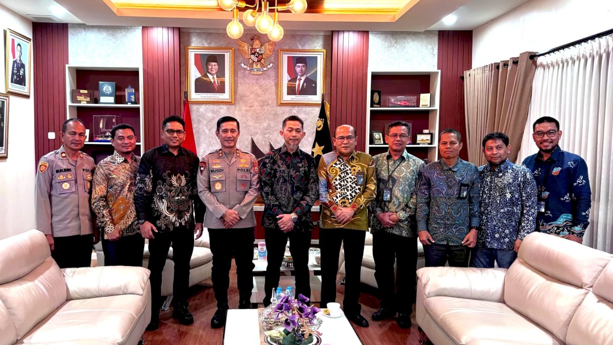 PLN dan Kapolda Sulsel Silaturahmi Perkuat Sinergi Mendukung Pembangunan Infrastruktur Kelistrikan di KTI