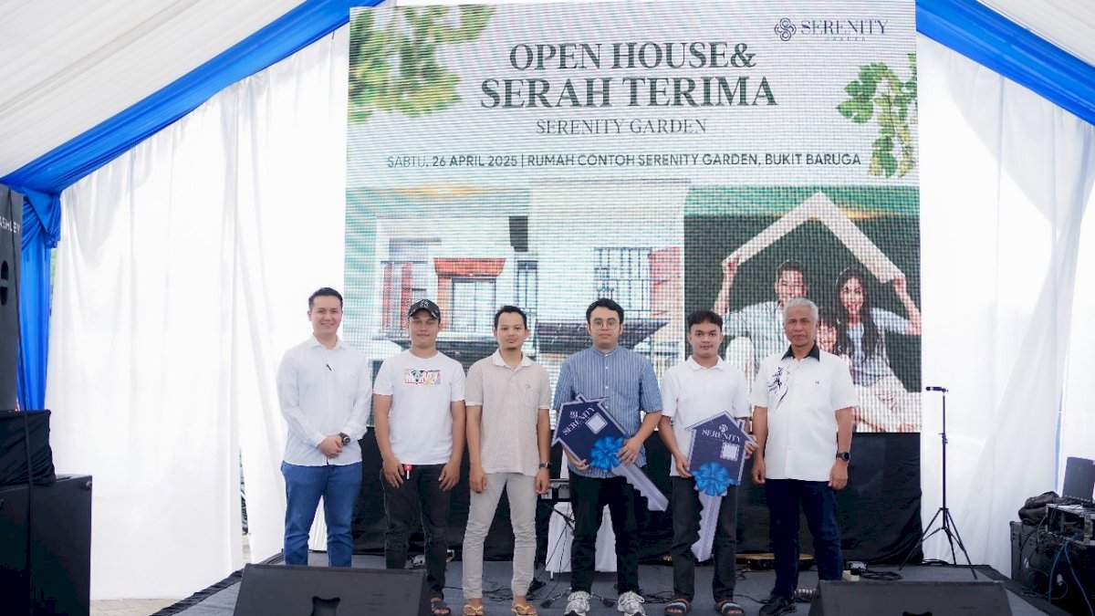 13 Unit Serenity Garden Serah Terima kepada Pembeli, Sisanya Menyusul Juni dan Agustus 2025