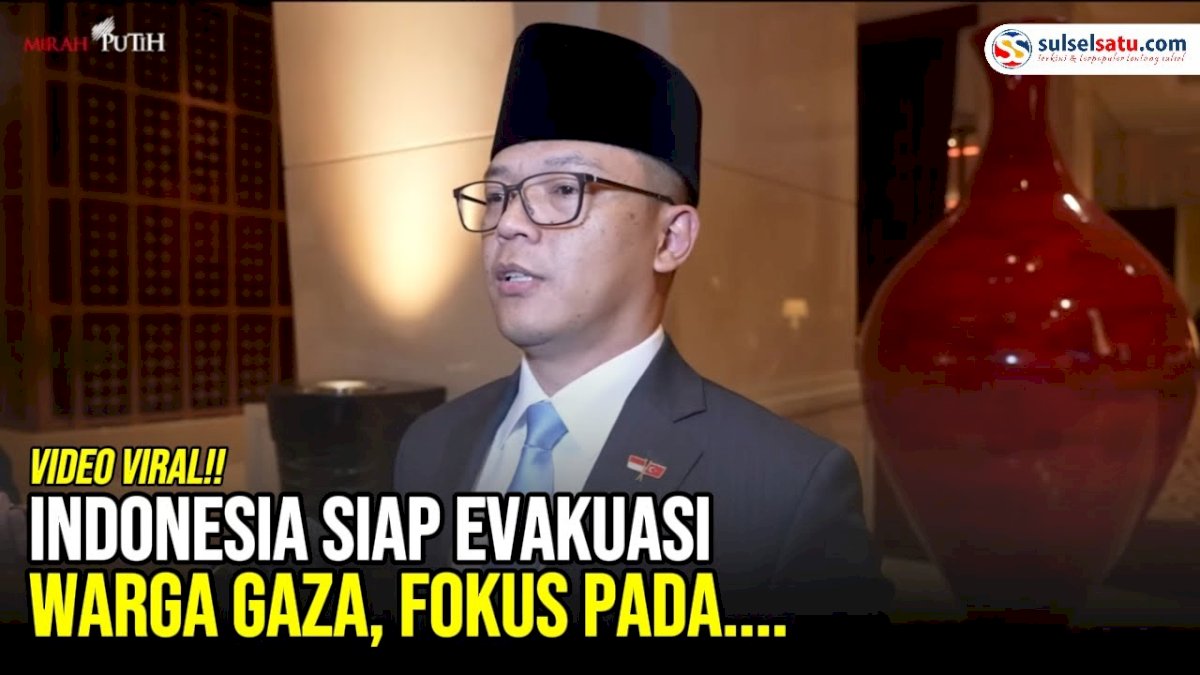 VIDEO: Indonesia Siap Evakuasi Warga Gaza, Fokus pada Korban Luka, Anak Yatim, dan Pelajar