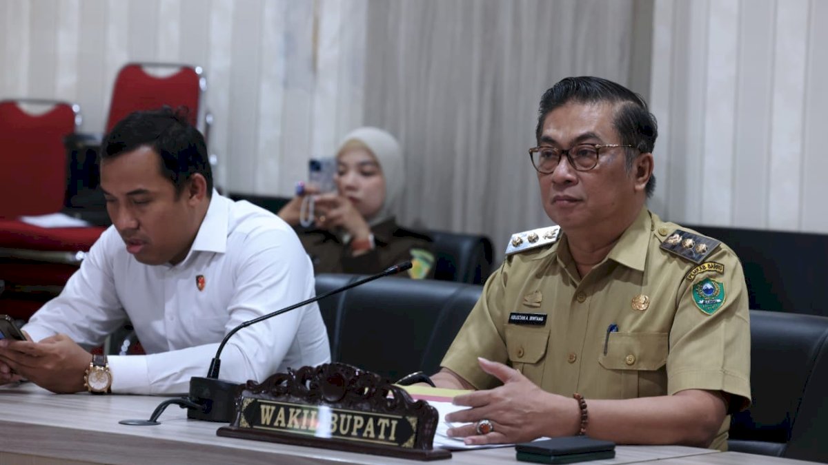 Wakil Bupati Barru Ikuti Rakor Pengendalian Inflasi