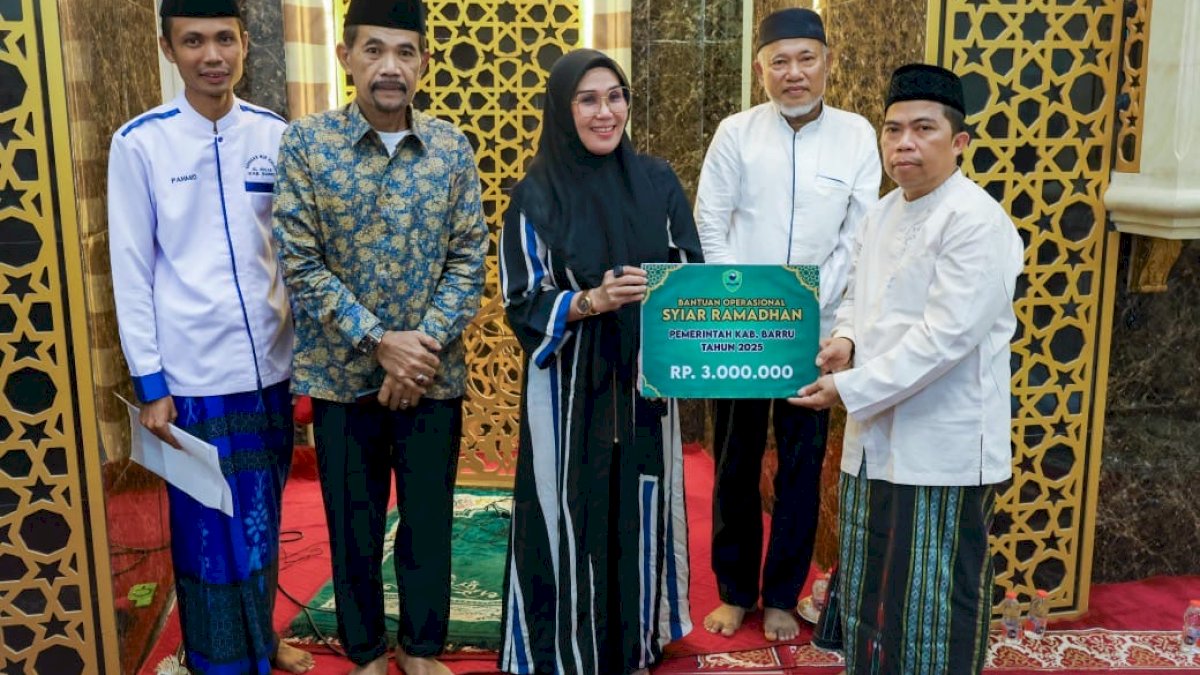 Beri Bantuan untuk Masjid Nur Ichsan, Andi Ina Titip Pesan Mendalam ke Jamaah