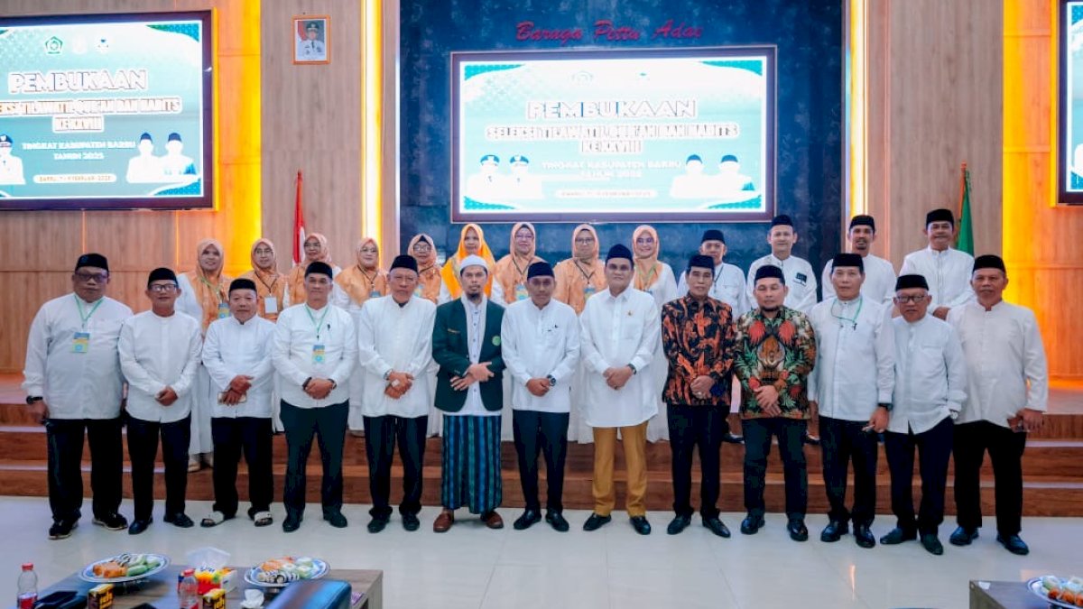 Bupati Dorong Prestasi STQH Barru dan Tepati Janji Naikan Umrah Juara STQH Tahun Sebelumnya
