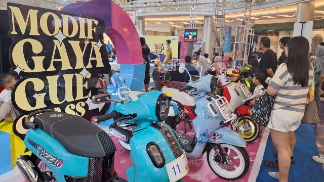 Peserta Fazzio Modifest 2025 di TSM Makassar. Foto: Sri Wahyu Diastuti / Sulselsatu.com.