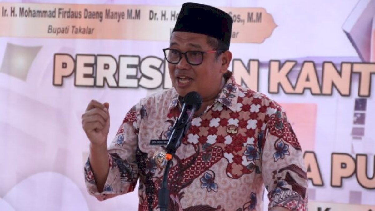 Dukung Sarana Pelayanan, Bupati Takalar Resmikan Kantor Desa Kale Ko’mara