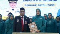 Bupati Daeng Manye Lantik TP PKK Takalar Masa Bakti 2025-2030