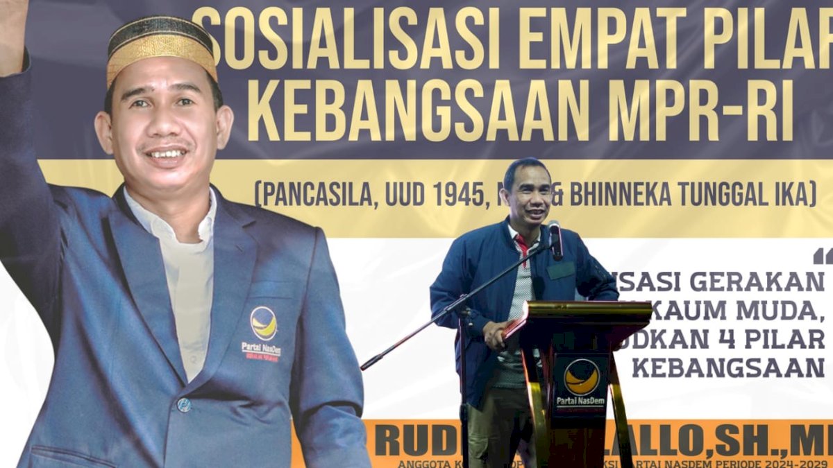 Gelar Sosialisasi Empat Pilar Kebangsaan, Rudianto Lallo: Harmonisasi Gerakan Politik Kaum Muda Kunci Terwujudnya Bangsa dan Negara yang Adil