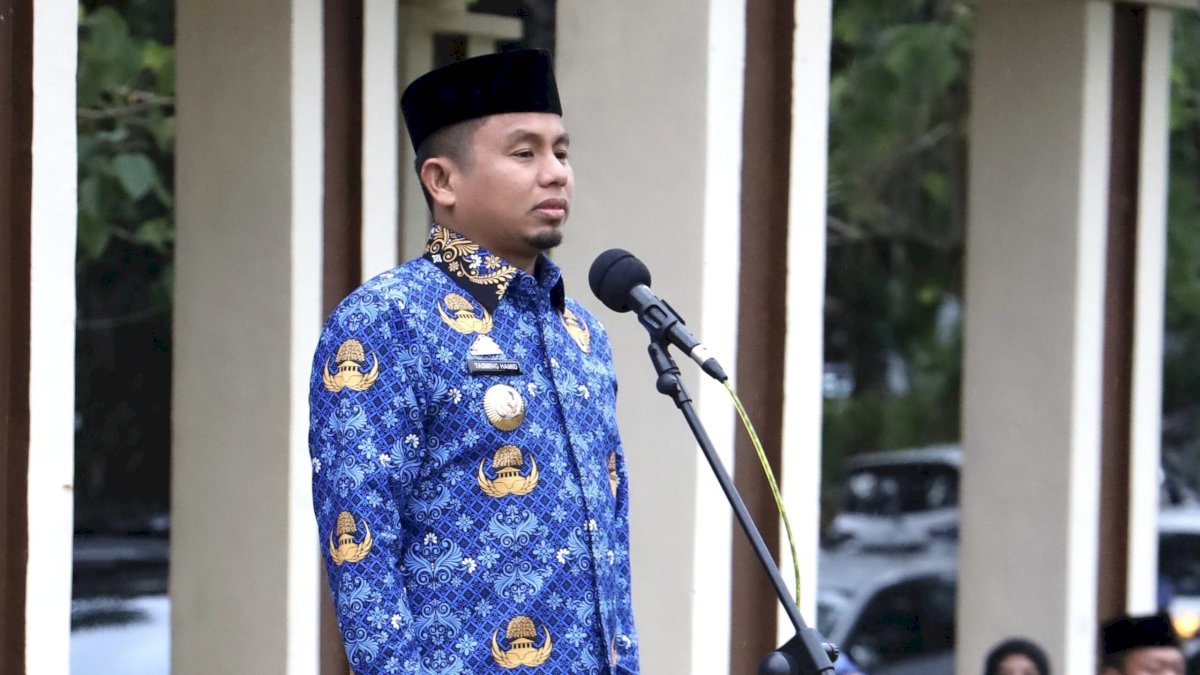 Wali Kota Parepare Tasming Hamid Instruksikan Sanksi bagi ASN Tak Hadir Upacara HKN