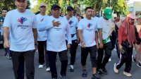 Bupati Takalar Daeng Manye Lepas Peserta Gerak Jalan Santai Hardiknas